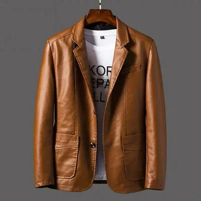 Fabian - Veste en similicuir de qualité supérieure