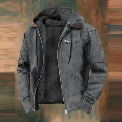 Evander - Veste minimaliste en cuir pour homme
