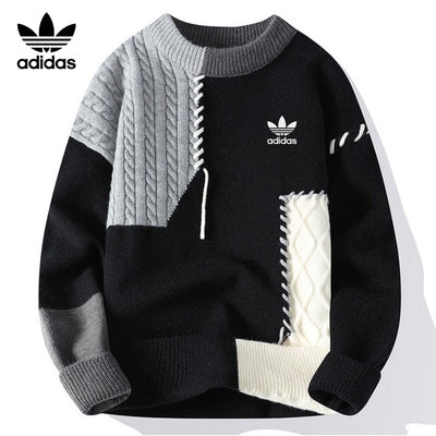 Pull Patchwork Décontracté || PRIX DÉSTOCKAGE