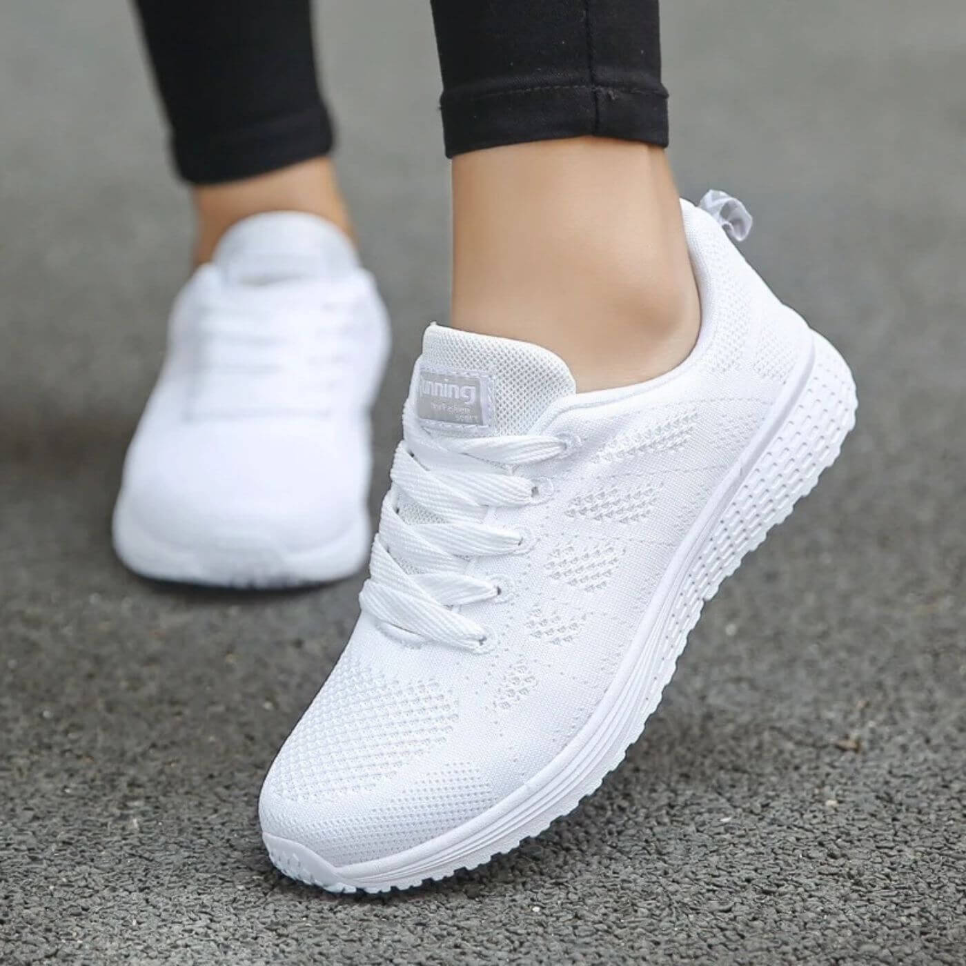 Zoe - Baskets de Course en Maille