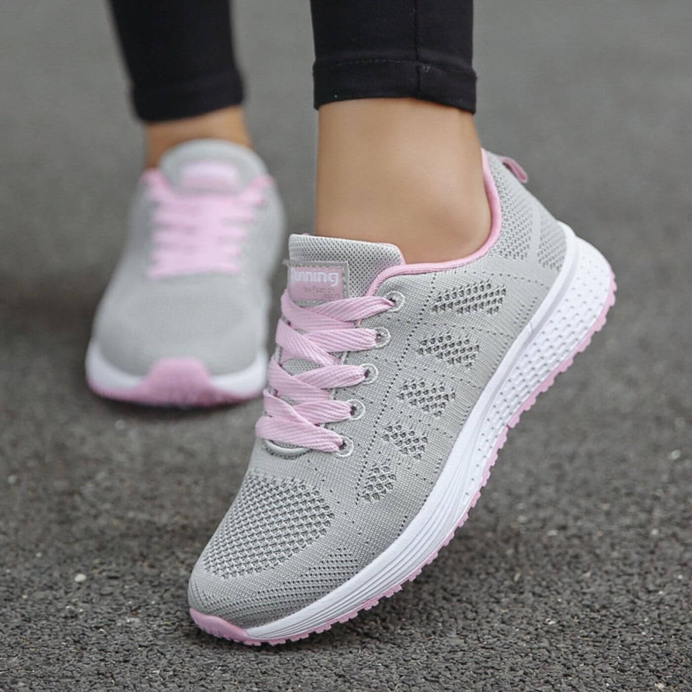 Zoe - Baskets de Course en Maille