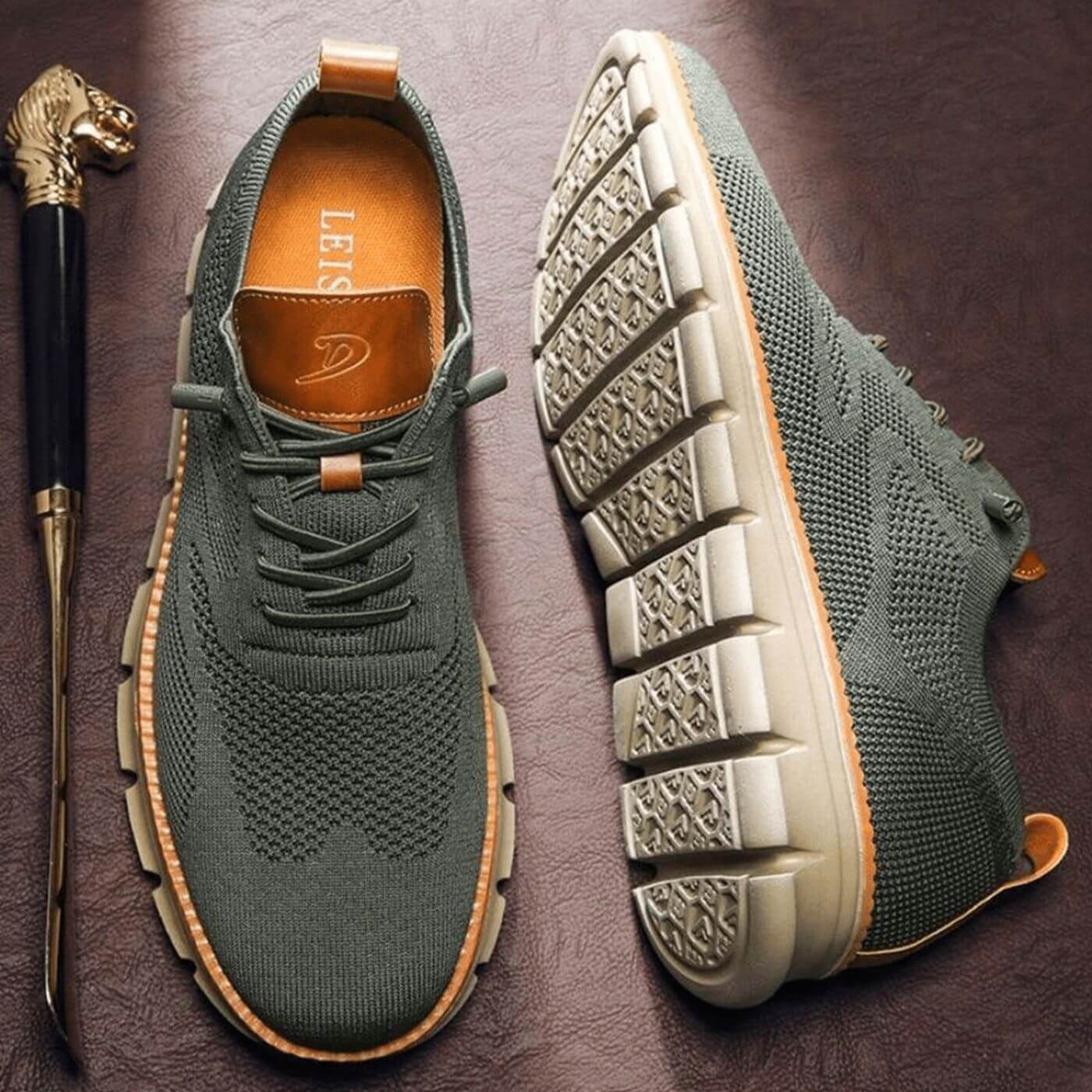 Kai - Baskets à lacets en maille
