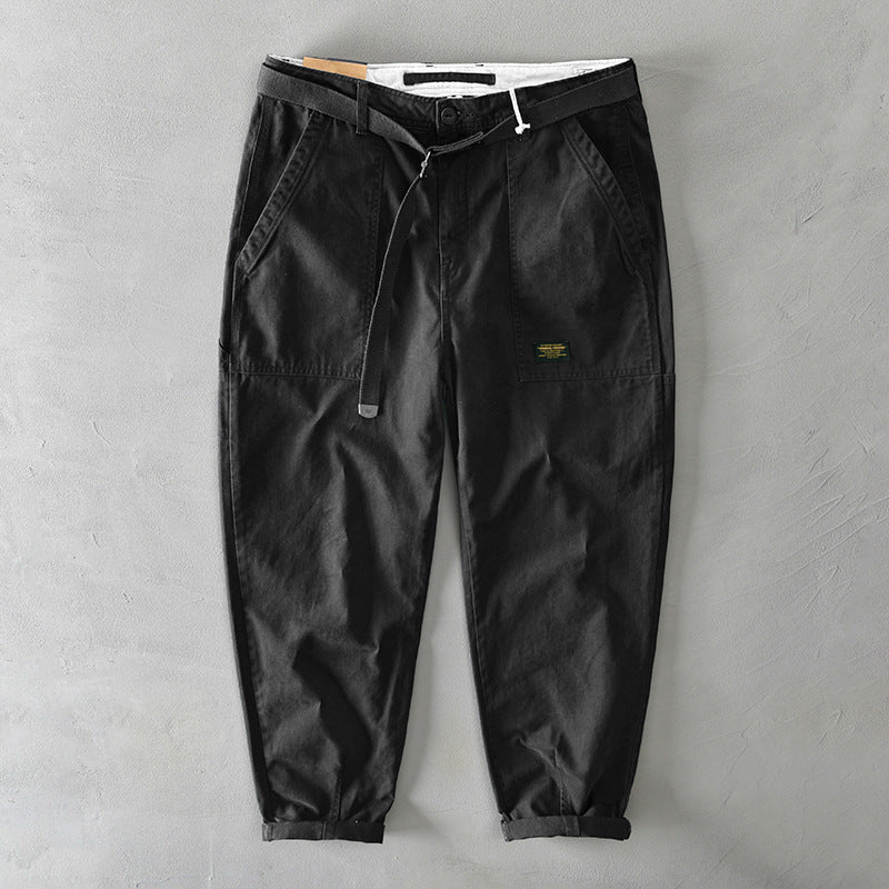 Ezra - Pantalon Cargo Ceinturé