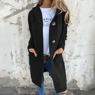 Elara - Long Gilet Tricoté