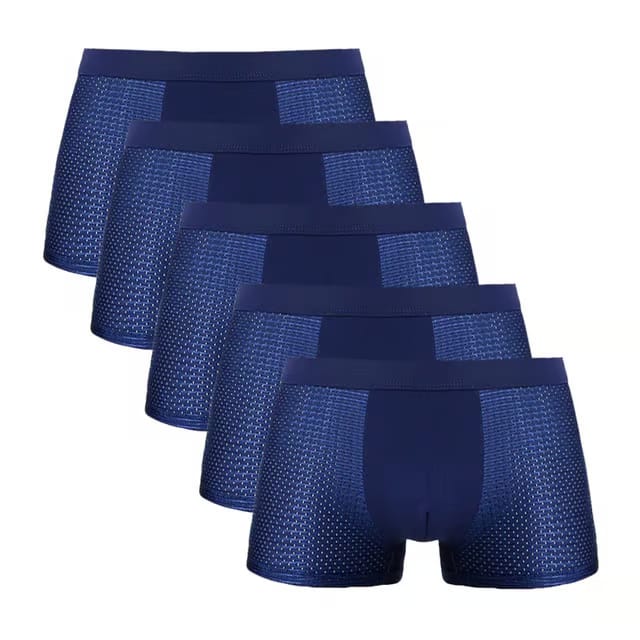 Ensemble de 10 caleçons en fibre de bambou BOXEO - Achetez-en 5 et obtenez-en 10 !